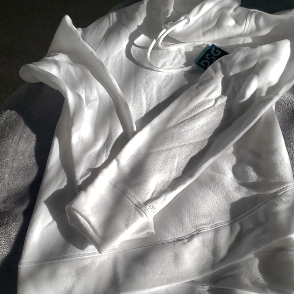 White sweatshirt